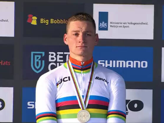 Mathieu van der Poel, campen del mundo de ciclocross en Hoogerheide