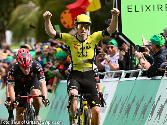 Tour de Gran Bretaña: Matthew Brennan remata el trabajo de Visma y se impone en Ampthill Tour de Gran Bretaña: Matthew Brennan remata el trabajo de Visma y se impone en Ampthill