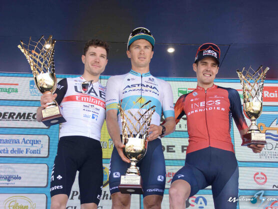 Lutsenko puede con Hirschi y Sivakov en el Memorial Marco Pantani