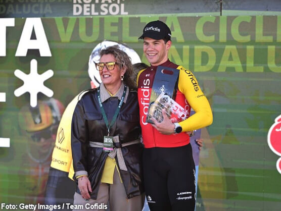 Milan Fretin sorprende en Lopera, Iv�n Romeo mantiene el liderato en la Vuelta a Andaluc�a