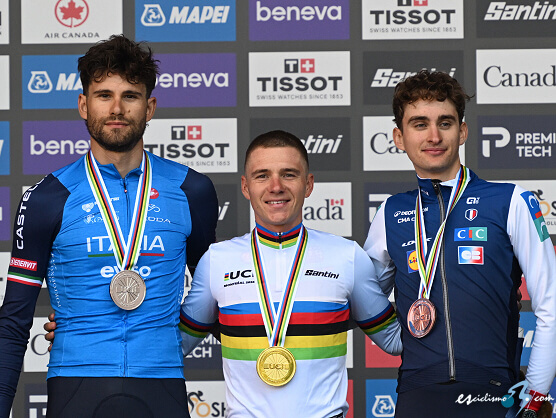 Remco Evenepoel conquista su cuarto Mundial consecutivo de contrarreloj