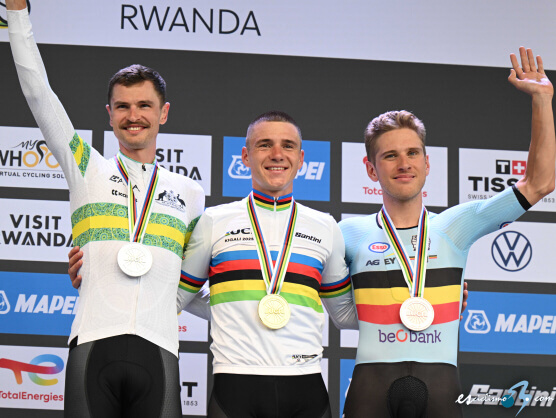 Mundial de ciclismo: Remco Evenepoel campeón del mundo de contrarreloj por tercer año consecutivo Mundial de ciclismo: Remco Evenepoel campeón del mundo de contrarreloj por tercer año consecutivo
