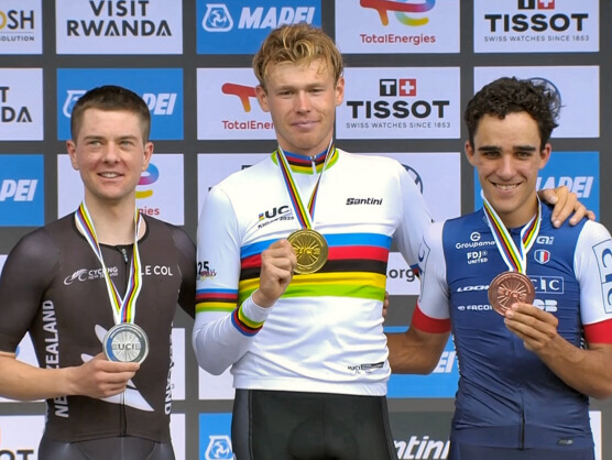Mundial de ciclismo: Jakob Sderqvist conquista el oro sub-23 en la contrarreloj de Kigali