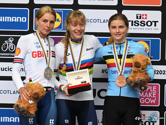 La ciclista francesa Julie Bego campeona del Mundo jnior