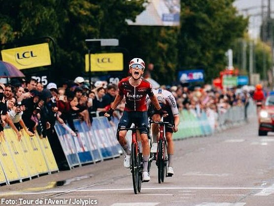 Niels Driesen golpea primero en el Tour del Porvenir tras imponerse en Argentan Niels Driesen golpea primero en el Tour del Porvenir tras imponerse en Argentan