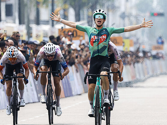 Nil Gimeno culmina la fuga y logra su primera victoria profesional en la 7ª etapa del Tour de Langkawi Nil Gimeno culmina la fuga y logra su primera victoria profesional en la 7ª etapa del Tour de Langkawi