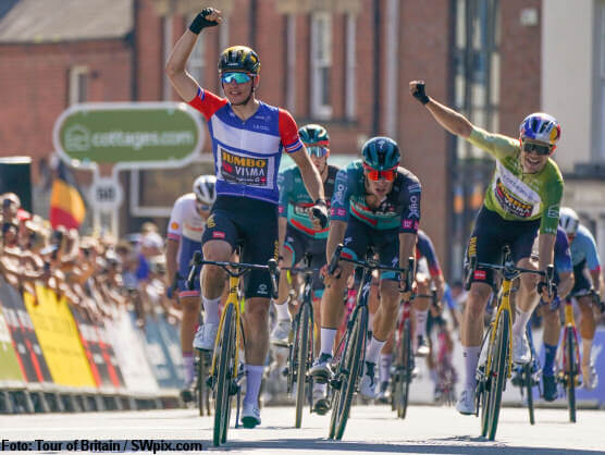 Tour de Gran Bretaña: Olav Kooij suma su segunda victoria y afianza el liderato Tour de Gran Bretaña: Olav Kooij suma su segunda victoria y afianza el liderato