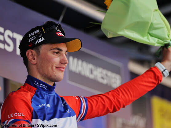 Tour de Gran Bretaña: ¡Tres de tres! Olav Kooij suma su tercera victoria y sigue líder Tour de Gran Bretaña: ¡Tres de tres! Olav Kooij suma su tercera victoria y sigue líder