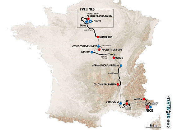 Presentado el exigente trazado de la Par�s-Niza 2026 [Etapas y perfiles]