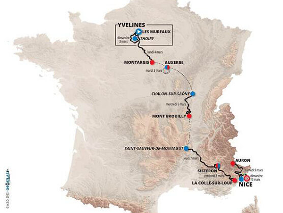 Desvelado el recorrido de la Pars-Niza 2024, que incluye una crono por equipos [Etapas y perfiles]
