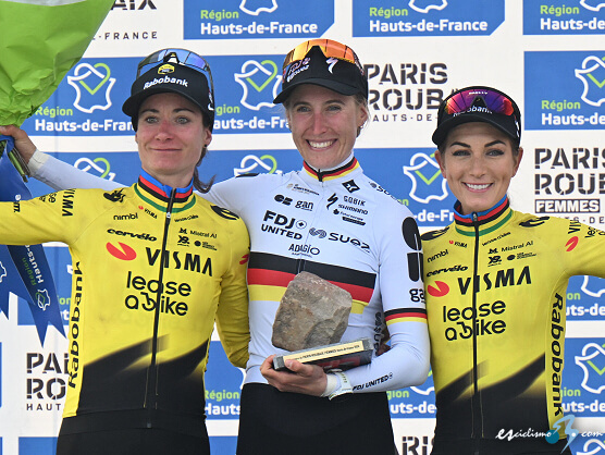 Franziska Koch gana la Par�s-Roubaix Femenina y frustra al Visma-Lease a Bike