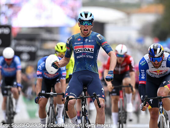 Paul Magnier impone su velocidad en Tavira y es el primer l�der de la Volta al Algarve