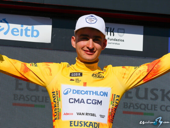 Paul Seixas se exhibe en Lekunberri, dobla triunfo y refuerza su liderato en la Itzulia Paul Seixas se exhibe en Lekunberri, dobla triunfo y refuerza su liderato en la Itzulia