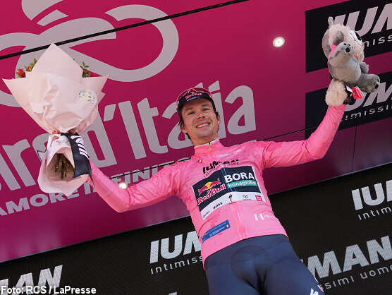 Giro de Italia: Primoz Roglic: "No planeaba vestirme de rosa hoy" Giro de Italia: Primoz Roglic: "No planeaba vestirme de rosa hoy"