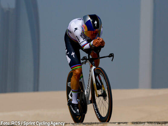 UAE Tour: Remco Evenepoel: "He ganado m�s tiempo del que esperaba"
