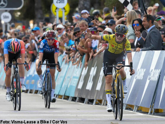 Rosita Reijnhout triunfa en la Cadel Evans Great Ocean Road Race con un final de infarto
