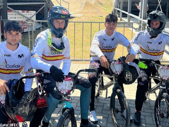 Pablo Garca roza la final en la Copa del Mundo de BMX Racing en Papendal