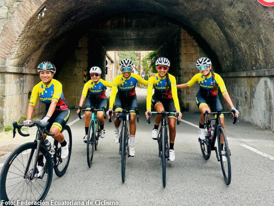 Un equipo femenino ecuatoriano hará historia en el Tour del Porvenir Un equipo femenino ecuatoriano hará historia en el Tour del Porvenir