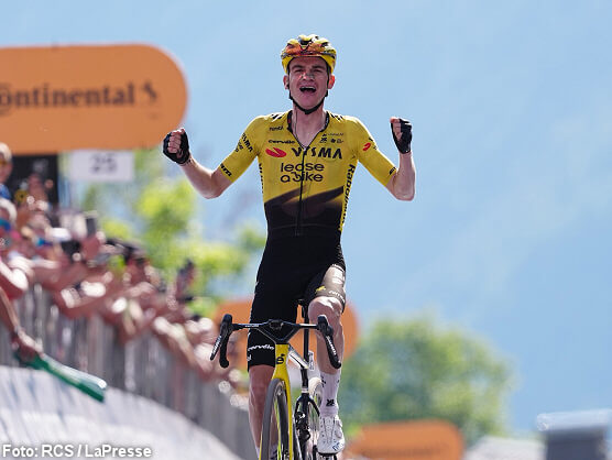 Giro de Italia: Sepp Kuss remata en Piani di Pezz� y Vingegaard conserva la maglia rosa