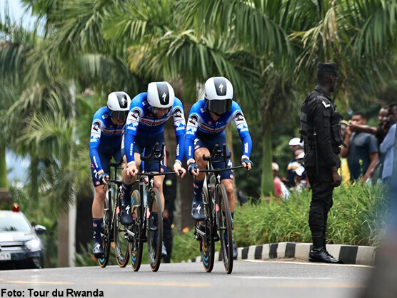 Tour de Ruanda: El equipo de desarrollo del Soudal-Quick Step gana la crono por equipos Tour de Ruanda: El equipo de desarrollo del Soudal-Quick Step gana la crono por equipos