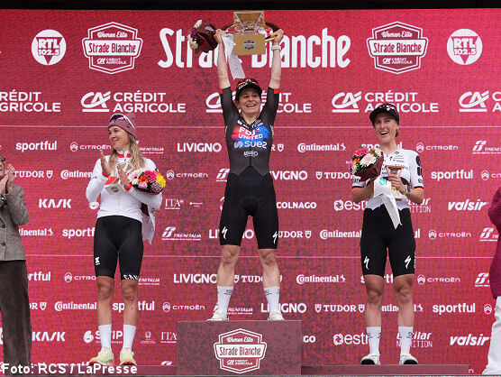 Elise Chabbey conquista la Strade Bianche femenina tras un final vibrante en Siena