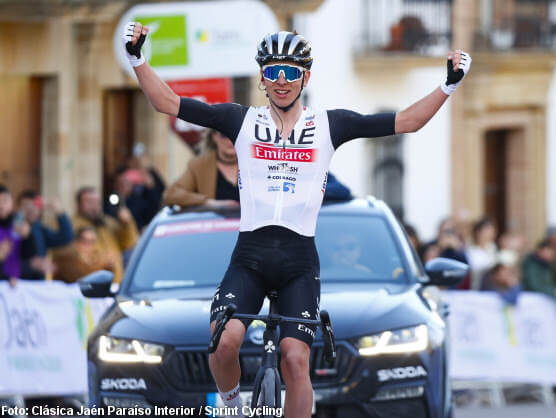 Victoria con exhibicin de Tadej Pogacar en la Clsica Jan Paraso Interior
