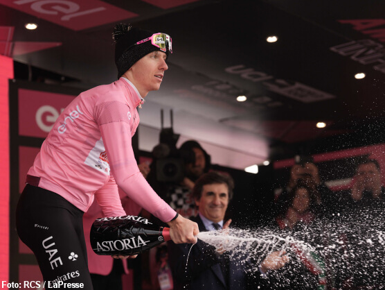 Giro de Italia: Tadej Pogacar: "Estiré bien las piernas en la subida final" Giro de Italia: Tadej Pogacar: "Estiré bien las piernas en la subida final"