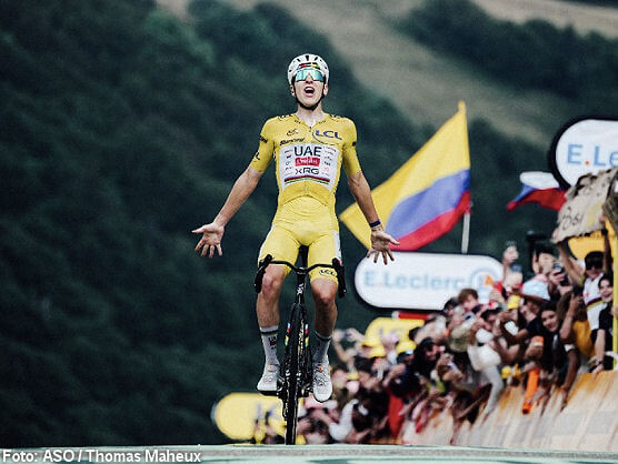 Tadej Pogacar suma su cuarta victoria y apuntala el liderato del Tour de Francia Tadej Pogacar suma su cuarta victoria y apuntala el liderato del Tour de Francia