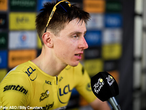 Tour de Francia: Tadej Pogacar: "Ésta ventaja en la general me da confianza" Tour de Francia: Tadej Pogacar: "Ésta ventaja en la general me da confianza"
