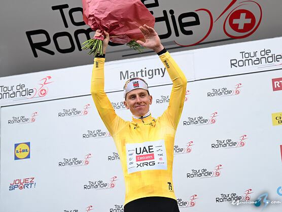Tadej Pogacar gana en Martigny y se viste de l�der en el Tour de Romand�a