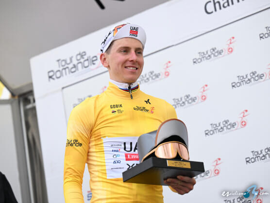 Tour de Romand�a: Tadej Pogacar: "Fue realmente dif�cil soltar a Lipowitz"