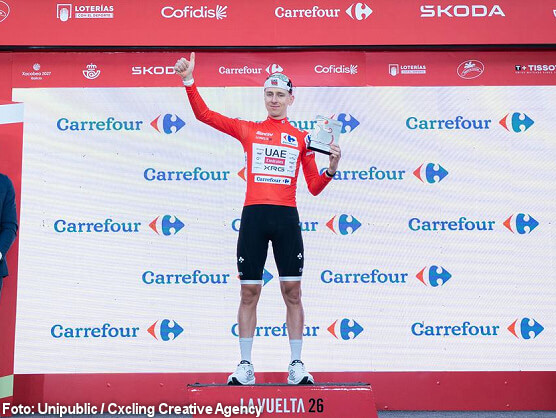 Vuelta a Espa�a: Tadej Pogacar: "Si no respondo al ataque de Van Aert, gana la etapa"