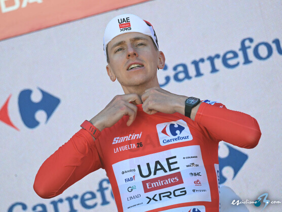 Vuelta a España: Tadej Pogacar: "Nunca puedes decir que una gran vuelta está decidida" Vuelta a España: Tadej Pogacar: "Nunca puedes decir que una gran vuelta está decidida"