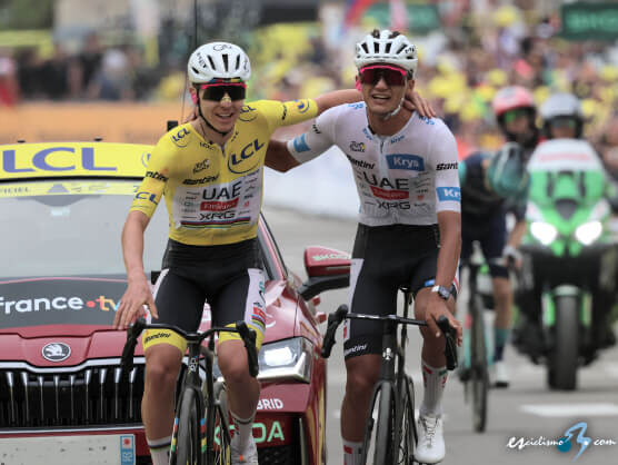Tour de Francia: Tadej Pogacar: "Tener a Isaac en el podio es un logro indescriptible" Tour de Francia: Tadej Pogacar: "Tener a Isaac en el podio es un logro indescriptible"