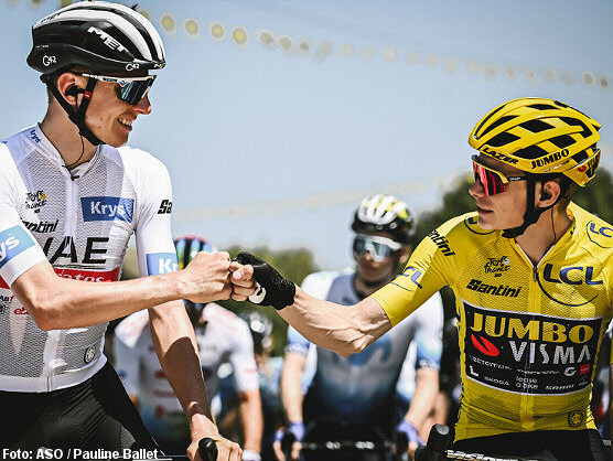 Tadej Pogacar y Jonas Vingegaard