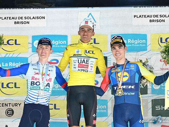 Isaac del Toro conquista el Tour Auvernia-Ródano-Alpes tras ganar también en Plateau de Solaison Isaac del Toro conquista el Tour Auvernia-Ródano-Alpes tras ganar también en Plateau de Solaison