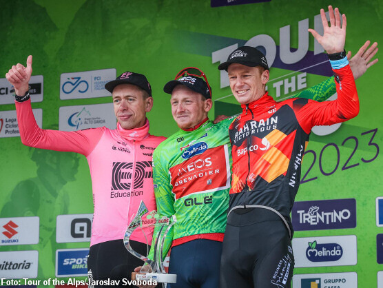 Tao Geoghegan Hart se hace con el Tour de los Alpes, Simon Carr con la ltima etapa
