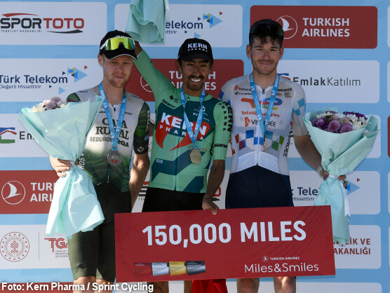 Iv�n Ramiro Sosa gana en Kiran y se viste de l�der en el Tour de Turqu�a