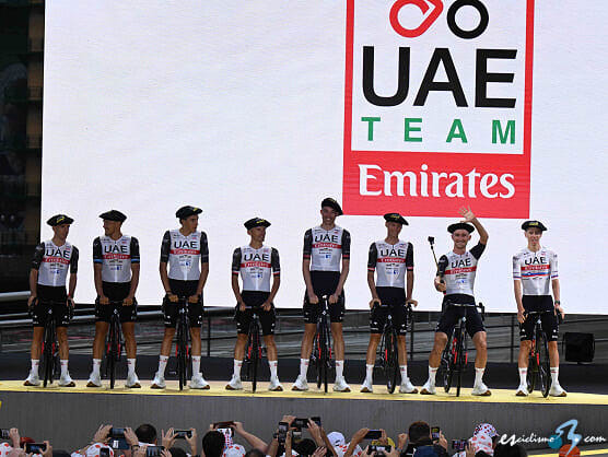 UAE Emirates anuncia su plantilla y personal tcnico para 2024