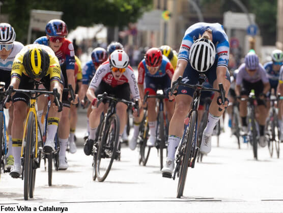 Ally Wollaston, primera líder de la Volta a Catalunya Femenina Ally Wollaston, primera líder de la Volta a Catalunya Femenina
