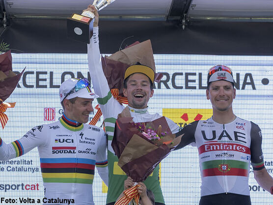 Primoz Roglic se hace con la Volta a Catalunya, Remco Evenepoel con la ltima etapa