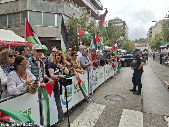 Nuevas protestas para pedir que salga de la Vuelta a España el equipo Israel-Premier Tech Nuevas protestas para pedir que salga de la Vuelta a España el equipo Israel-Premier Tech