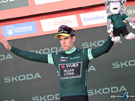 Vuelta a España: Wout van Aert: "Felicito al Kern Pharma y Castrillo, se merecen la victoria" Vuelta a España: Wout van Aert: "Felicito al Kern Pharma y Castrillo, se merecen la victoria"
