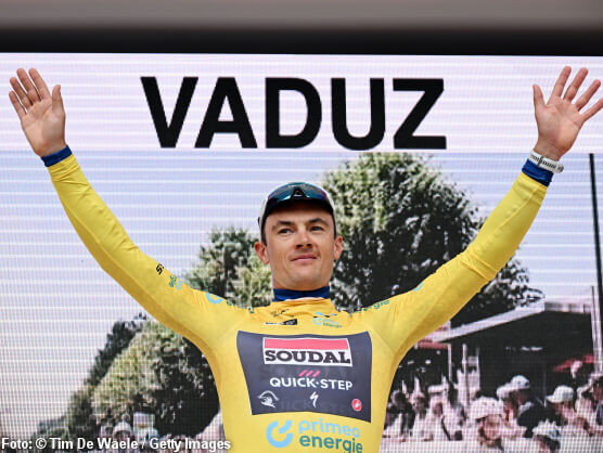 Primer maillot amarillo para Yves Lampaert en el Tour de Suiza Primer maillot amarillo para Yves Lampaert en el Tour de Suiza