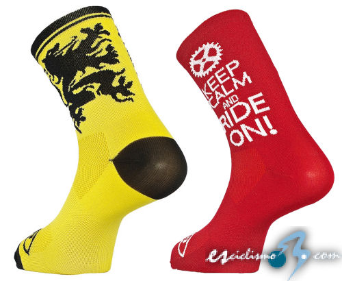 Llega Calcetos, la primera colección de calcetines con temática ciclista