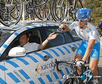 Giro de Italia: El Xacobeo Galicia volvi a tener presencia en la fuga del da
