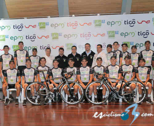 Presentado el equipo colombiano EPM-Tigo Une de Óscar Sevilla Presentado el equipo colombiano EPM-Tigo Une de Óscar Sevilla