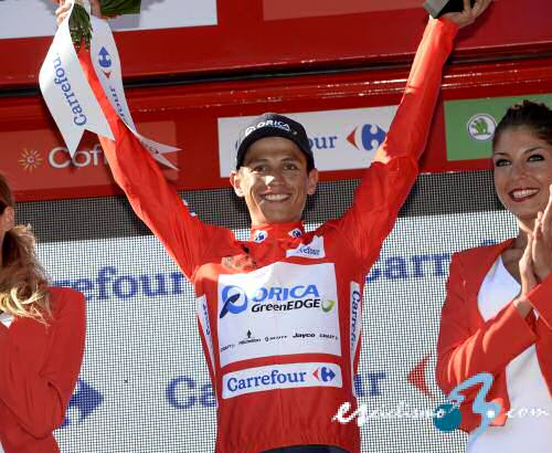 Vuelta a España: Esteban Chaves: "Me he sentido un poco nervioso" Vuelta a España: Esteban Chaves: "Me he sentido un poco nervioso"