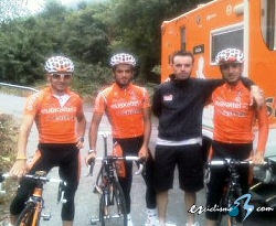 Euskaltel Euskadi completa la inspección de las etapas asturianas de la Vuelta a España Euskaltel Euskadi completa la inspección de las etapas asturianas de la Vuelta a España