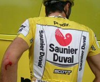 Tour de Francia: Ventoso, implicado en la multitudinaria cada de final de etapa